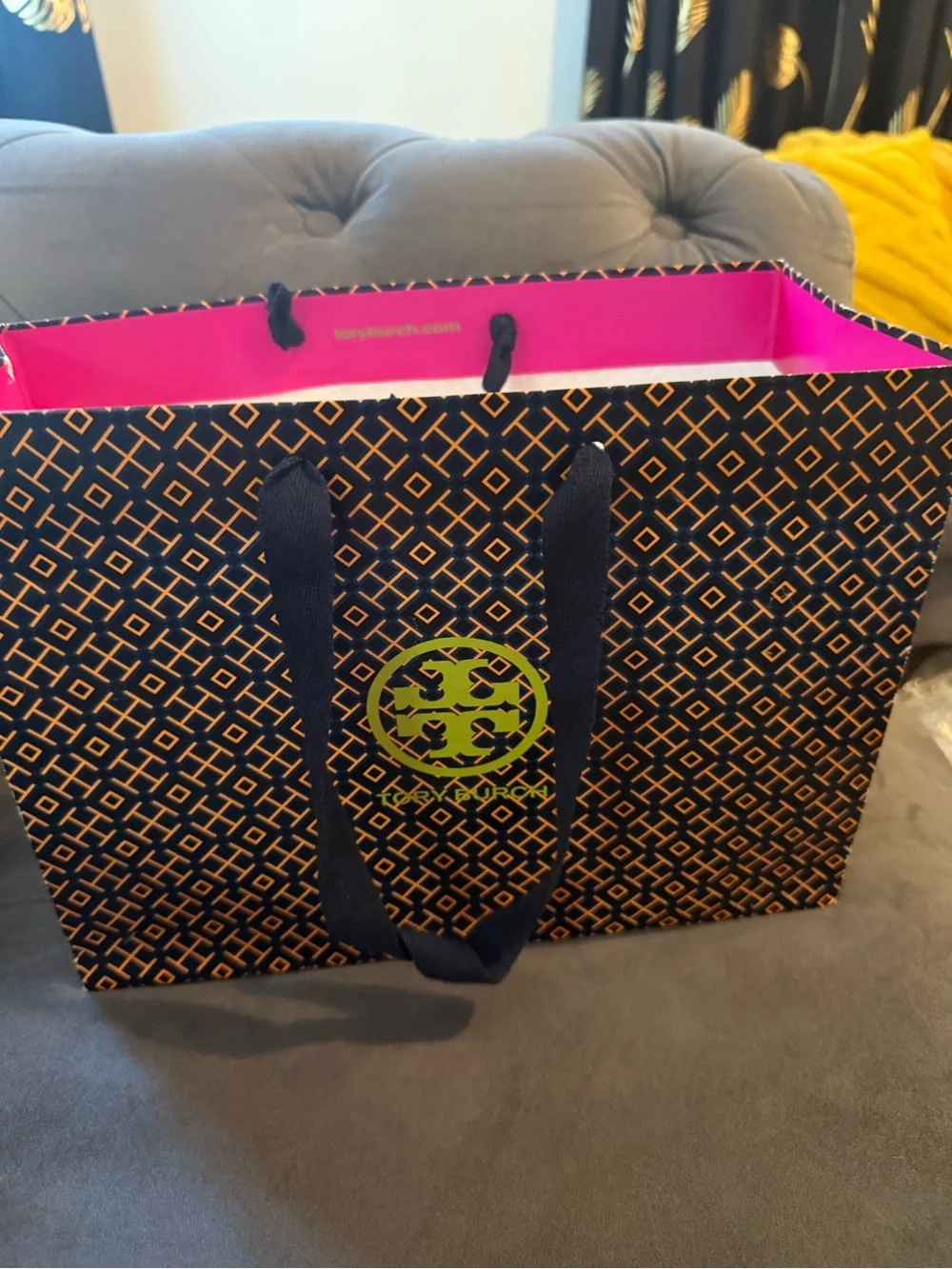 NWT TORY BURCH EMERSON EMBOSSED CONVERTIBLE CROSSBODY IN PASTEL YELLOW $548